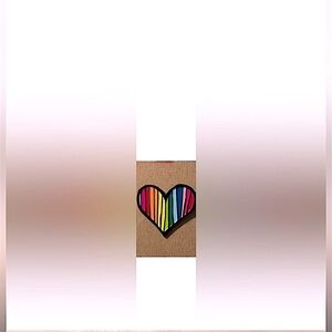 LGBTQ+ Queer Pride Flag Heart Pin